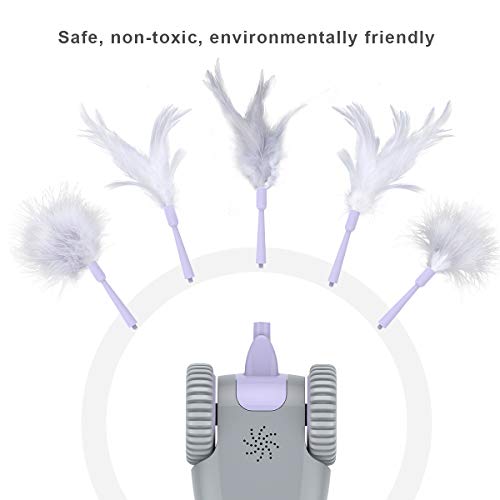 DADYPET-Katzenspielzeug-Roboter-Maus-Mausspielzeug-automatische-Bewegung-durch-den-Raum-ber-USB-aufladbar-elektronisches-Spielzeug-mit-5-Ersatzfedern-fr-Ktzen-fr-alle-Bden-geeignet