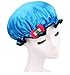Beautiful Home Thicken Double-Layer Waterproof Shower Cap Bath Cap Elastic Band Spa Shower Hat for kids girls