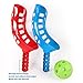 Enshey Fun-Air Scoop Ball Scoop and Ball Toss Set Toss Catch Game Trackball Sport Trac Ball Lacrosse Racket Game Plastic Lacrosse Activities, Improve Hand Eye Coordination for Lawn, Camping & Beach