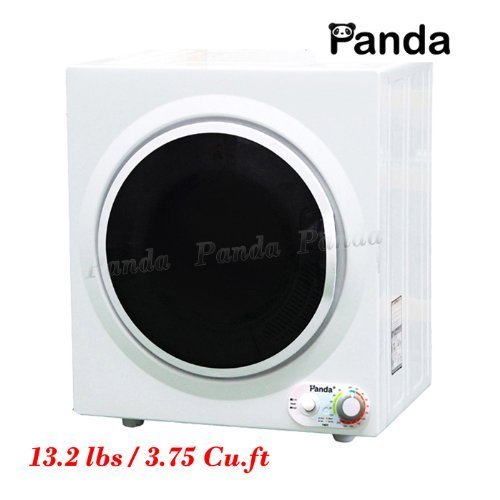 Panda Portable Compact Stainless Steel Tumble Dryer Apartment Size 110v 13lbs/3.75 Cu.ft. PAN760SF