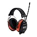 Bluetooth & Radio AM/FM Hearing Protection Ear Protector - Wireless Noise Reduction Safety Earmuffs - NRR 25dB Headphones for Working Mowing Construction