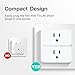 TicLife Smart Plug, ETL Safety Certification Listed Smart Outlet, Works with Alexa and Google Assistant, Wi-Fi Remote Control, 18 Months Warranty, US Only