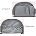 SHAKLAK PDTXCLS HaloVa Toiletry Bag, Mini Travel Cosmetic Bag, Portable Waterproof Makeup Pouch Tote Organizer Bag for Women Girls, Small, Black