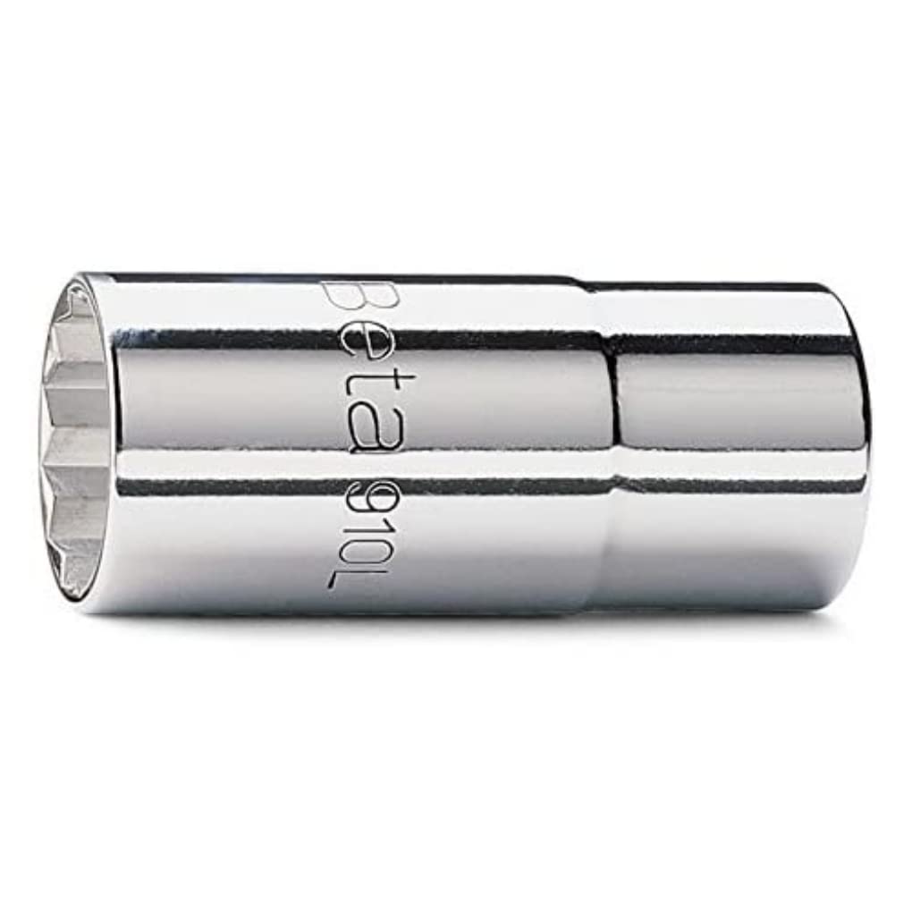 Beta 9100319 Model 910B L19 Bi-hex Hand Sockets, Long Series, 3/8 Drive, 19mm