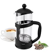 Amazon.com: Mini cafetera de prensa francesa de 12 onzas, prensa francesa  pequeña de 11.8 fl oz, prensa de café para camping, cafetera fría con  cuchara y cepillo (estilo conciso) : Hogar y Cocina