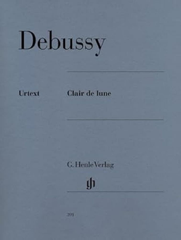 Clair de lune - piano - (HN 391): Instrumentation: Piano solo