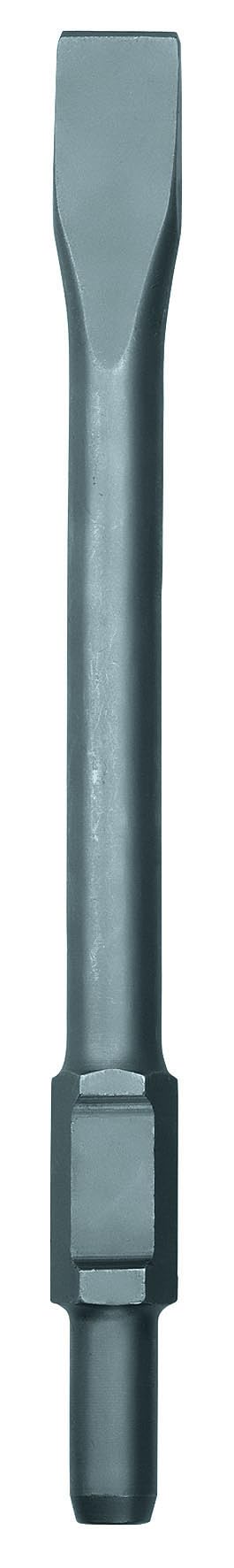 Original Einhell Flat Chisel 30 x 410 mm Hex Hammer Drill Accessories (Suitable for SDS Hex Socket, Hex Socket, 410 mm Total Length, 40 mm Edge Length, for Demolition Works)