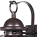 Westinghouse 3424017 6230100 Weatherby One-Light Outdoor Wall Fixture, Weathered Bronze Finish with Clear Glass, 1 Pack