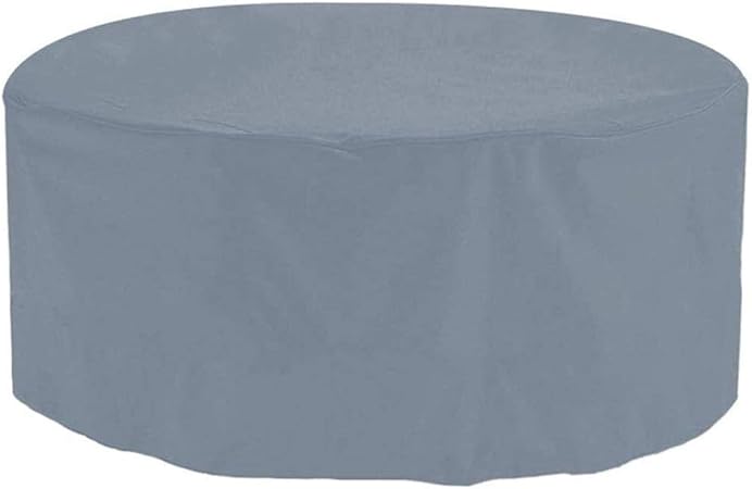 Baofi Patio Furniture Cover Round 260x110cm Garden Furniture Covers Patio Table Covers Garden Furniture Covers Outdoor Fire Pit Circular Tables And Chairs Winter Covers Gray Amazon Co Uk Kitchen Home