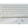 ESI Mini Wireless 2.4Ghz White Keyboard and Mouse Combo for Apple iMac MacBook MacBook Pro