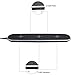 mobfun 3 Coils Wireless Charging Pad with 2 USB Ports, Charge 5 Devices Simultaneously for iPhone X iPhone 8 plus, Samsung Galaxy S8 Plus and More, AC Adatper Included (Black)