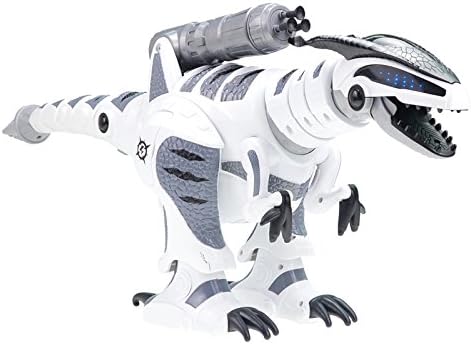 LE NENG K9 Intelligent RC Dinosaur,New Robots RC Toy with Cool Head Light,Voice,Touch Perception,Walking,Shoot,Singing and Dancing for Kids
