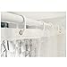 71 Inch By 71Inch 3D Cube Shower Curtain,Waterproof,Mildew Free Shower Curtain for Bath, Shower Liner 100% EVA with Plastic Hooks (White)