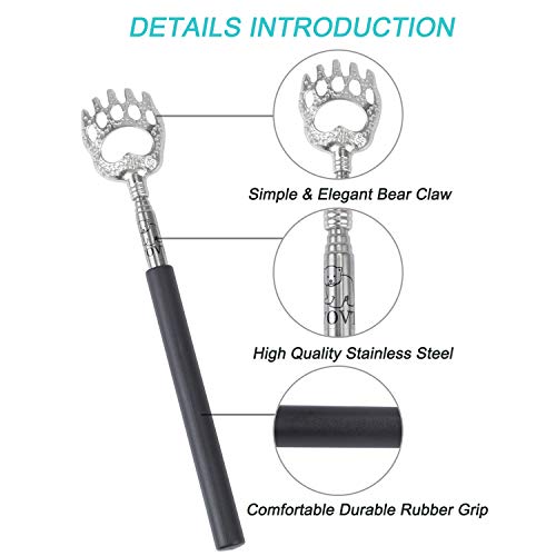4 WOVTE+Bear+Black+Telescopic+Scratcher