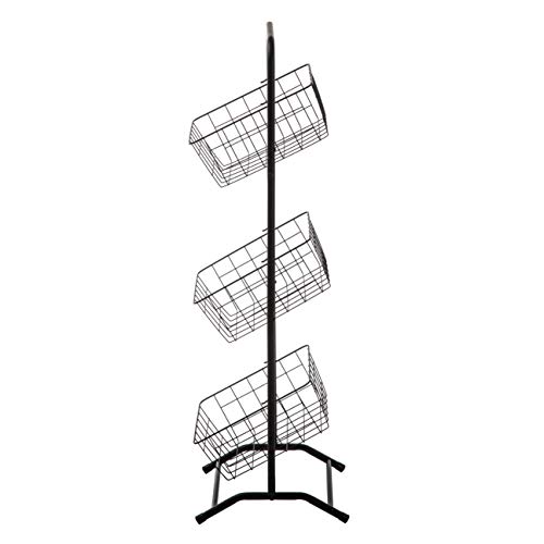 Home Zone Living Freestanding Fruit Basket 3Tier Storage Stand for