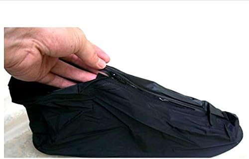 Puddles For Them (His or Hers) Emergency Rain Wear for the Feet, If you Splash We've Got You Covered! (X-Large 9-9.5, Black)