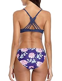 Vivicoco traje de baño de dos piezas con efecto push-up y aros para dama