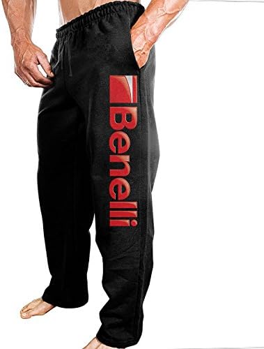 PANTTY Men's Benelli Logo Drawstring Sweatpants Running Pants