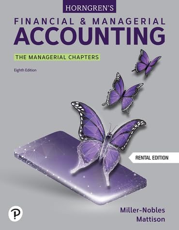 Amazon.com: Horngren's Cost Accounting: A Managerial Emphasis