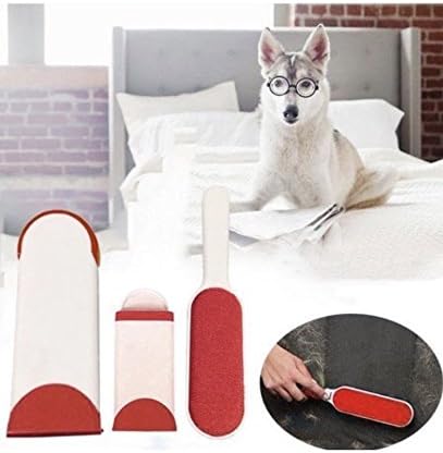 Rome Real - Premium Dog-Cat- Rabbit Fur Remover - Improved Quality From Competitors - Lint Brush Set - Lint Remover For Couch, Furniture, Carpet, Car Seat - BEST FUR REMOVAL TOOL ON THE MARKET! - Red