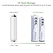 EBL 1.5V AA Lithium Batteries 3000mAh (8 Packs) - Up to 6X Long-lasting - Battery Case Included