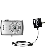 Nikon Coolpix S01 compatible Advanced Rapid Wall AC Charger - Amazingly powerful home charge design built with Gomadic Brand TipExchange