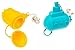 Wishstone Mr & Mrs Submarine Tea Infuser - Blue and Yellow - Good Addition To Deep Scuba Diver , Manatee , Shark & Nessie Loch Ness Monster Strainer & Filter