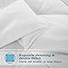 INGALIK All-Season Bed Comforter Best Soft Down Alternative Quilted Comforter - Winter Warm - Machine Washable (White, King 90 x 102 inches)
