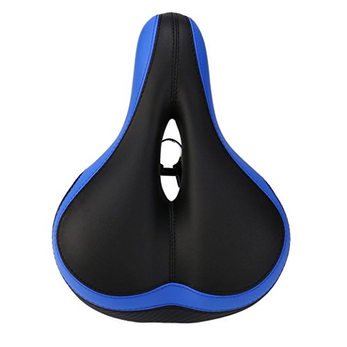 Vibola Bike Saddle Seat Wide Big Bum Bike Bicycle Cruiser Extra Comfort Sporty Soft Pad Saddle Seat