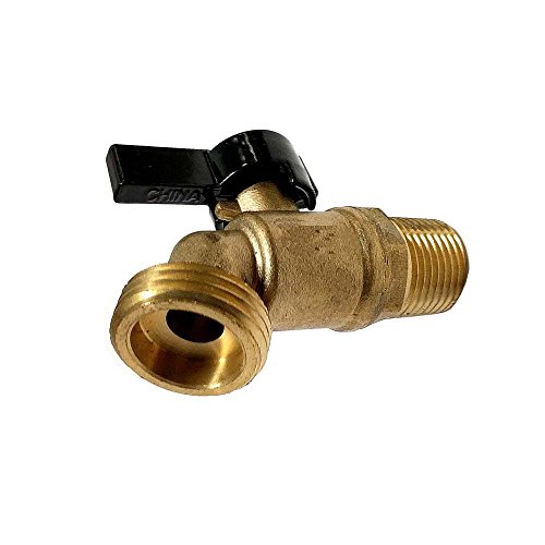 Libra Supply 1/2'', 1/2 inch, 1/2-inch Quarter Turn Male Hose Bibb, MIP x GHT, (Pack of 10 pcs, click in for more size options), Commercial Grade Plumbing Supply - Thumbnail 2