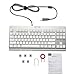 E-YOOSO 60% RGB Mechanical Gaming Keyboard, 87 Key Compact USB Wired Keyboard with Blue Switches Metal Construction for PC Games (RGB White)thumb 4