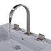 Rozin Brushed Nickel Widespread 3pcs Bathroom Sink Faucet Double Knobs Basin Vanity Mixer Tap
