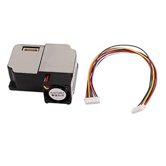 Uxcell a16010600ux0154 Laser Dust Sensor Module Dust Detector Air Purifier PM1.0 PM2.5 PM10, 1.57