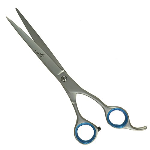 Laazar Pro Shears, Curved Pet Grooming Shear, 8" Scissors