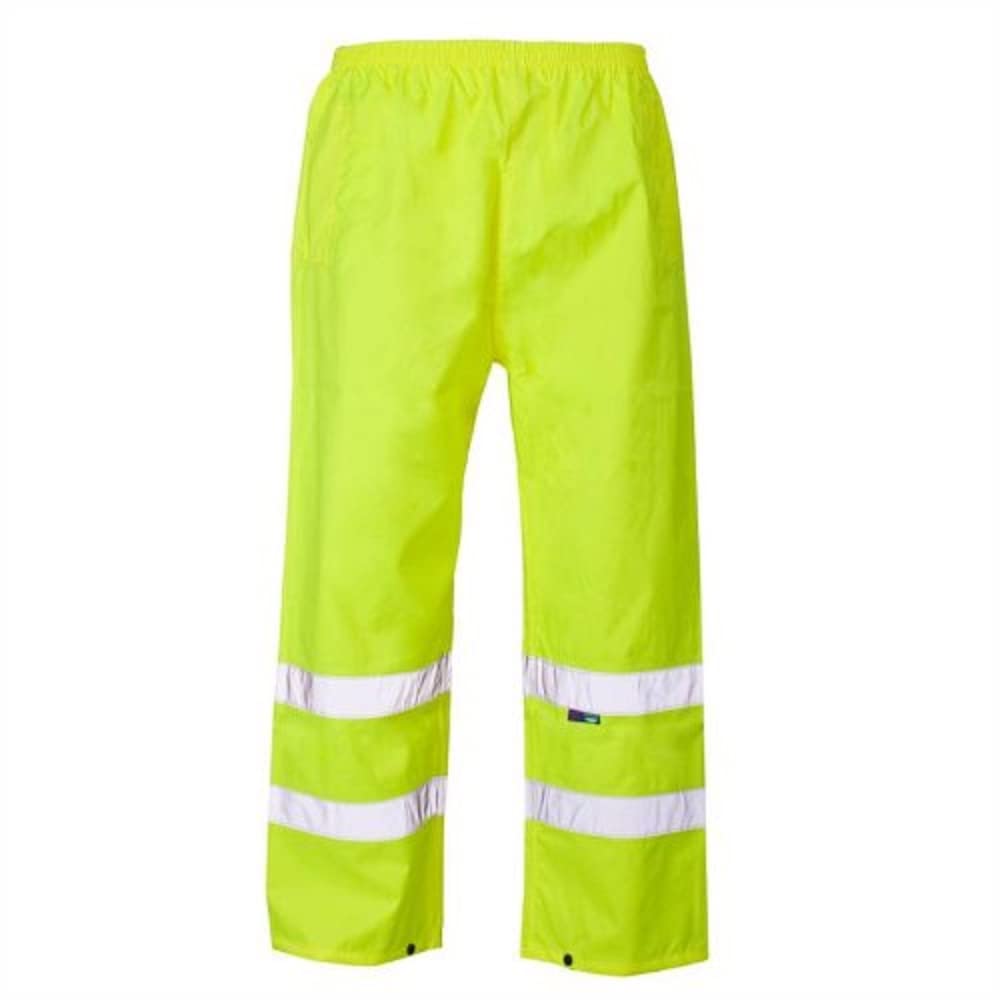 Supertouch 18555 Knee Band Hi Vis Trousers, XX-Large, Yellow