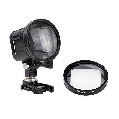 58mm Professional Underwater Photography Close-Up Macro Filter Lens 10X Magnificatoin High Definition Lens for GoPro HERO5 Session,HERO4 Session and Hero Session - Thumbnail 6
