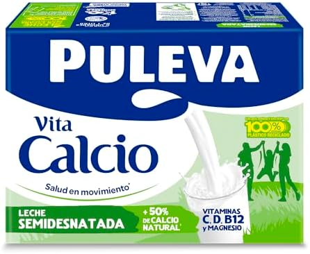 Calcio Leche Semidesnatada - Pack 6 x 1Lt