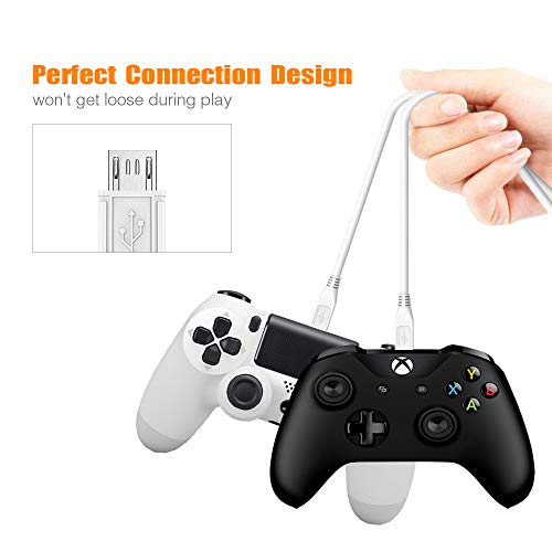 image for 6amLifestyle PS4 Controller Charging Cable, Charge and Play, 2 Pack 10