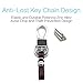 MECHCOS Compatible with Ford Edge Escape Expedition Explorer Fiesta Flex Focus Taurus C-Max Lincoln MKS MKT MKX Navigator MKZ Key Fob Cover Case Leather Holder Bag Key Chain