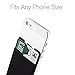 KobraTech Cell Phone Card Holder - The CardGuard - 3M Adhesive Cell Phone Credit Card Holder for Any Phone (Black)