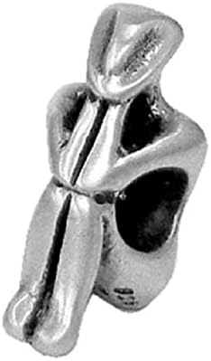 Philosophical Thinking (Cycladic Figuring) - Handmade in Greece. Sterling Silver 925 - Melina World 3021