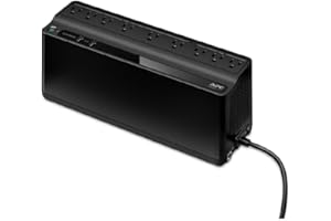APC UPS BE850M2, 850VA UPS Battery Backup & Surge Protector, Backup Battery Uninterruptible Power Supply with (2) USB Charging Ports, APC Back-UPS Series