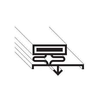 KAIRAK Door Gasket (21-11/16X24-7/16) 3501001