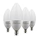 Albrillo E12 400 Lumens 5W LED Bulb, 4-Pack