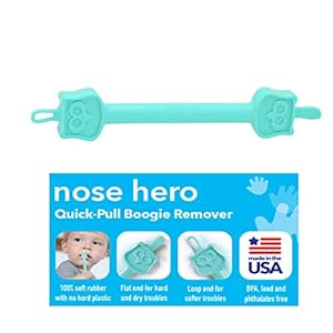 Eztotz Nose Hero – Baby Nose and Ear Cleaner Tool – Made in USA 100% Soft Flexible Rubber Infant Booger Picker…