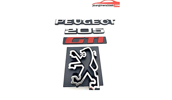 Monogramas de Peugeot 205 Gti