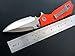 Eafengrow EF335 Folding Knives D2 Blade and G10 Handle,5 inch Closed EDC Pocket Folding Knife with Clip (orange)