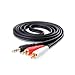 3.5mm to 2 RCA Audio Cable Cord Marshall Stanmore Woburn Wireless BT Speaker