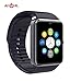 Amazingforless Bluetooth Touch Screen Smart Wrist Watch Phone with Camera - Black