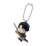 Attack on Titan Swing Key Chain Figure Bandai - Levi